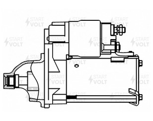 Стартер для Ford Fiesta 2001-2008 новый