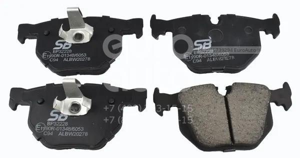 Колодки тормозные задние дисковые к-кт