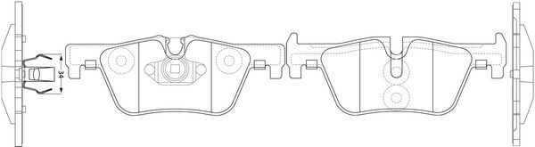 Колодки тормозные задние дисковые к-кт