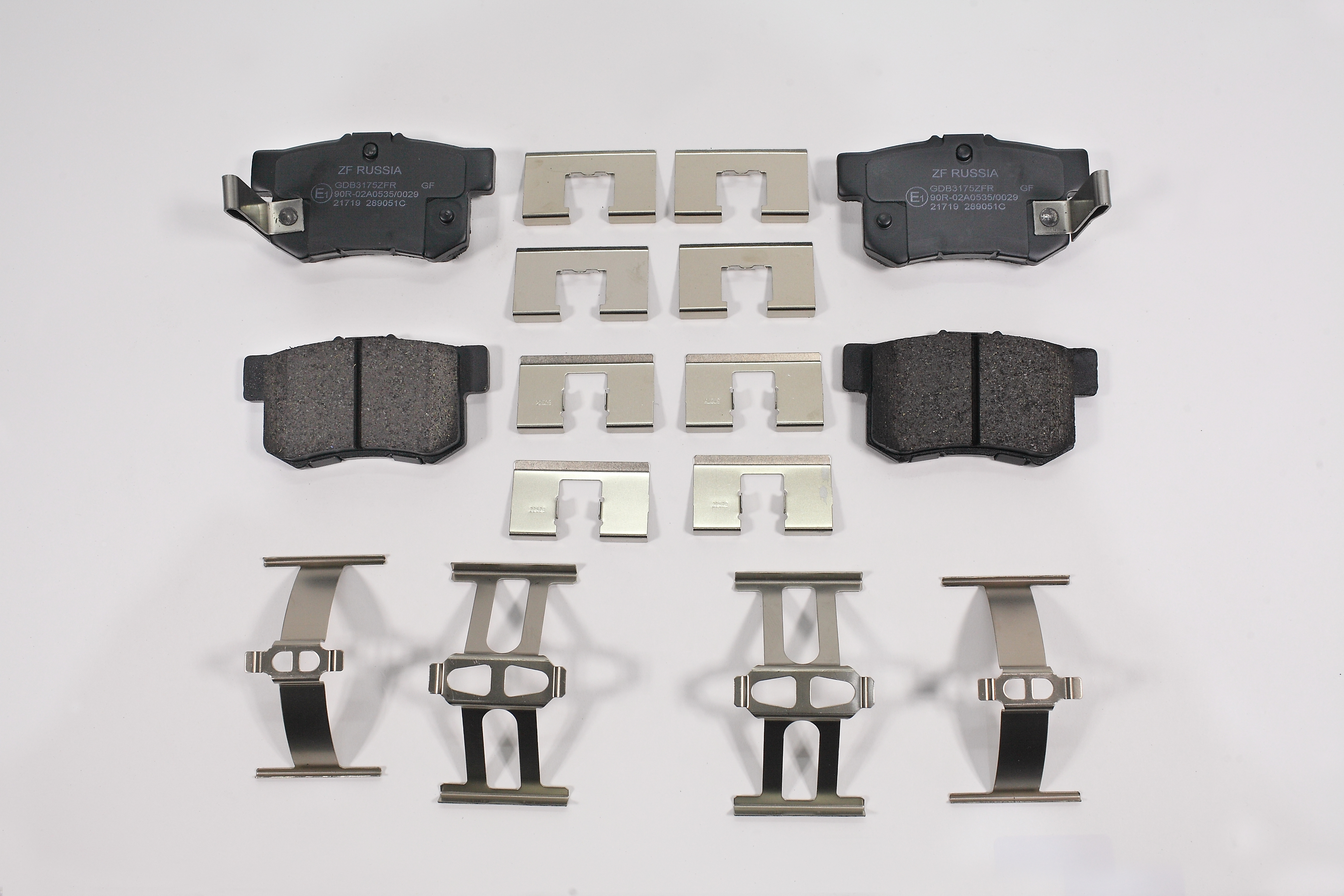 Колодки тормозные задние дисковые к-кт