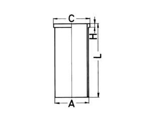 Гильза для MAN 2-Serie F90 1986-1997 новый