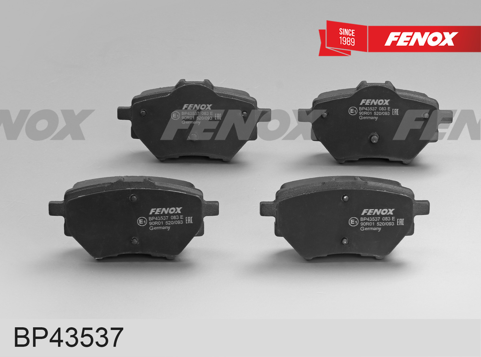 BP43537 FENOX Колодки тормозные задние дисковые к-кт от производителя по  спец цене купить в Вологде