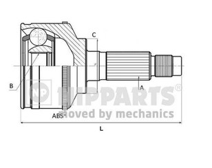 ШРУС наружный передний для Mazda Xedos-6 1992-1999 новый