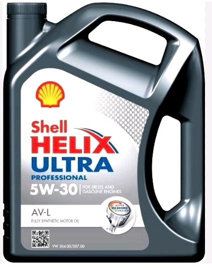 Масло SHELL HELIX ULTRA PROFESSIONAL AV-L 5W30 5Л купить в ЕвроАвто