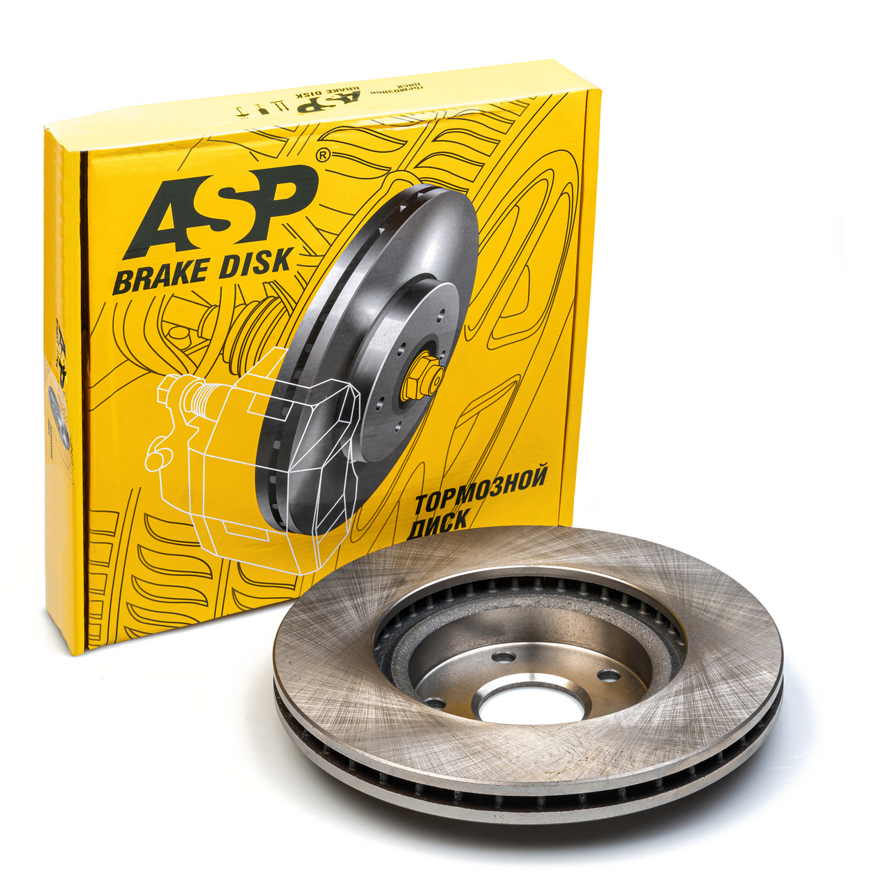 Диск тормозной передний вентилируемый