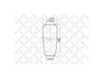 Воздушная подушка (опора пневматическая) Stellox 90-08820-SX