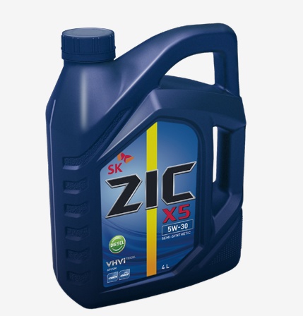Масло ZIC X5 DIESEL 5W30 4Л ПОЛУСИНТЕТИКА купить в ЕвроАвто