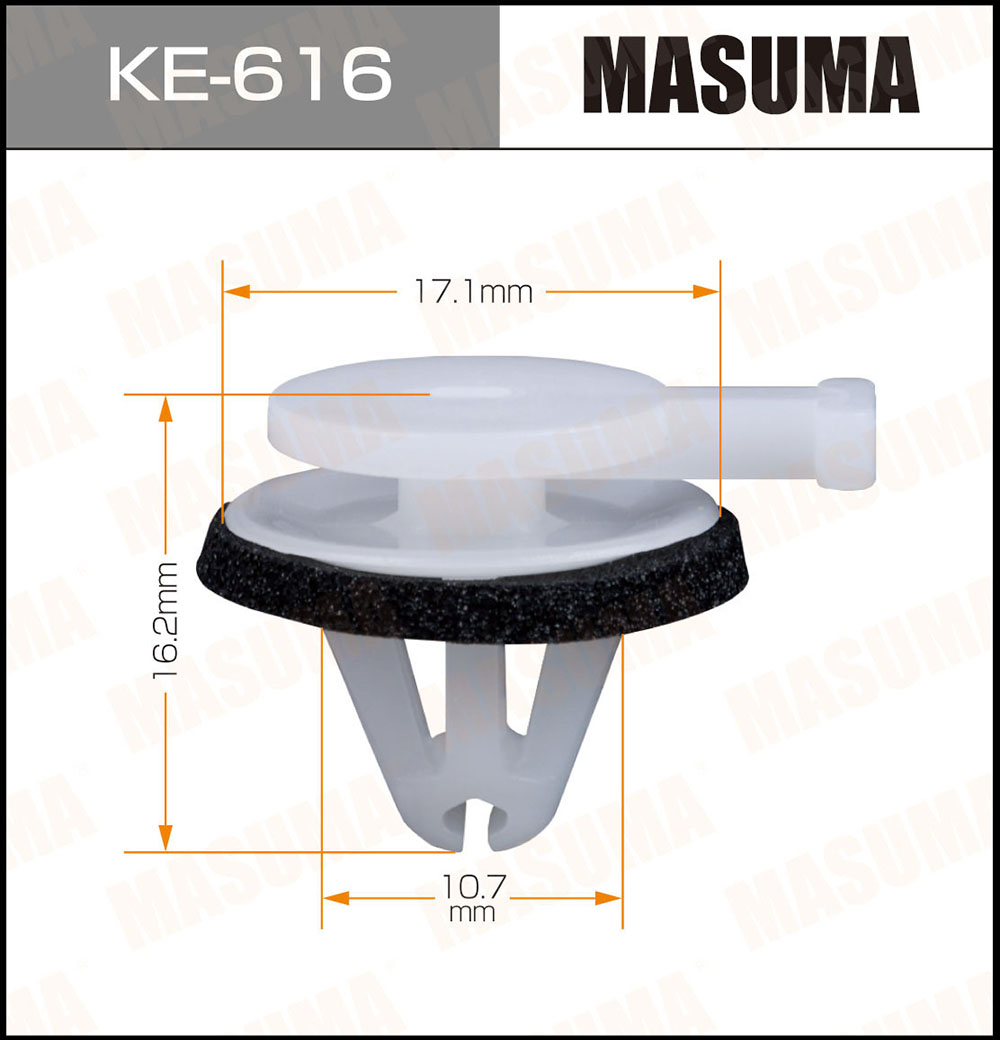 KE-616 Masuma Крепеж (клоп) от производителя по спец цене купить в  Санкт-Петербурге