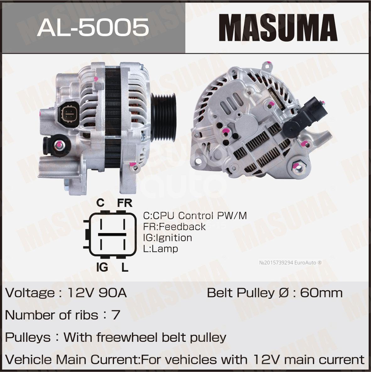 AL-5005 Masuma Генератор от производителя по спец цене купить в Санкт- Петербурге