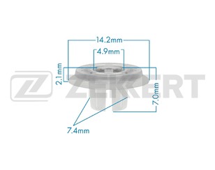 Крепеж (клоп) для VW Fox 2005-2011 новый