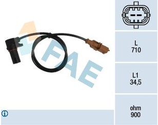 Датчик положения коленвала для Lancia Lybra 1999-2006 новый