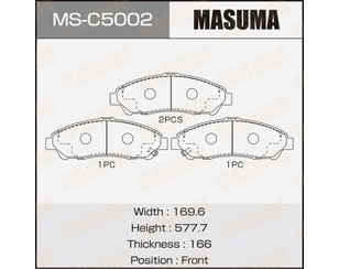 Колодки тормозные передние к-кт для Acura MDX 2007-2013 новый