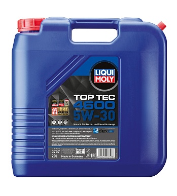 Масло LIQUI MOLY TOP TEC 4600 5W30 20Л купить в ЕвроАвто