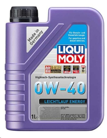 Масло LIQUI MOLY LEICHTLAUF ENERGY 0W40 1Л