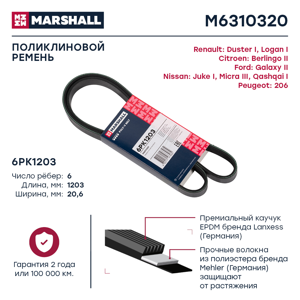 Ремень ручейковый