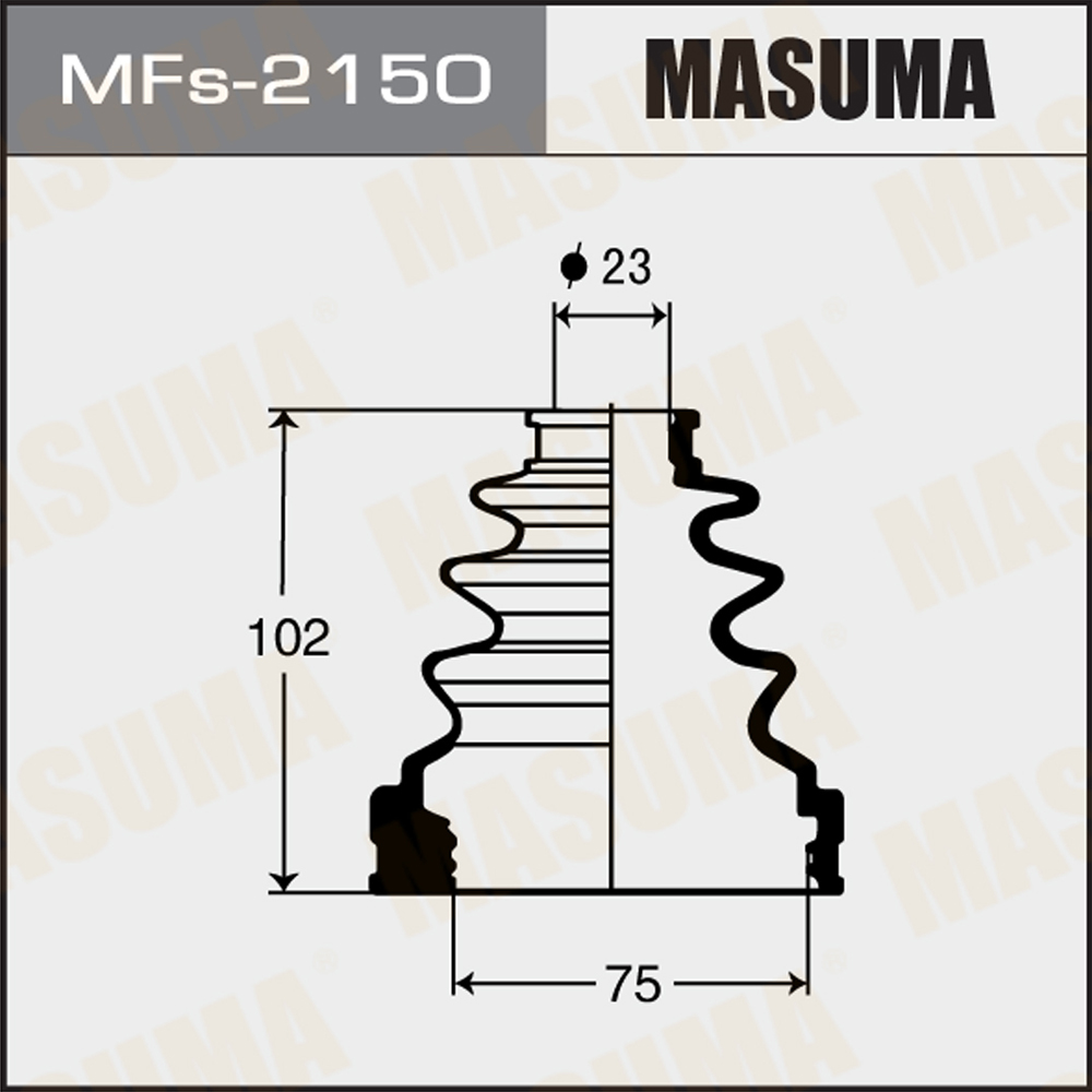 MFS-2150 Masuma Пыльник внут ШРУСа (к-кт) от производителя по спец цене  купить в Екатеринбурге