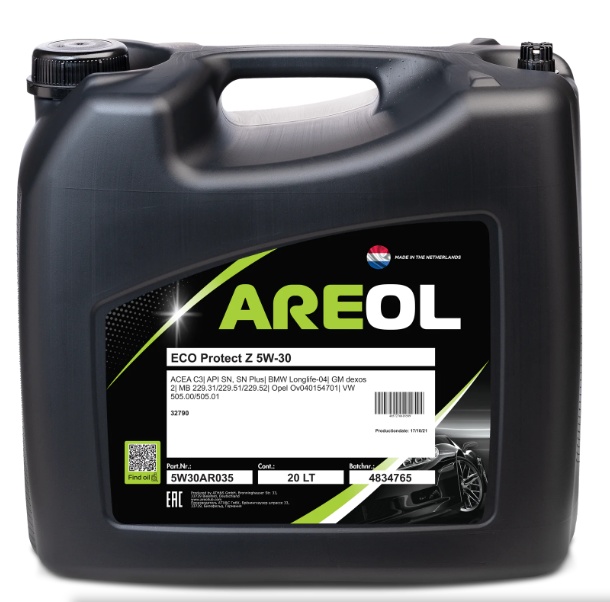 Масло AREOL ECO PROTECT Z 5W30 20Л купить в ЕвроАвто
