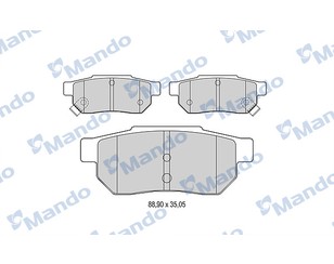 Колодки тормозные задние дисковые к-кт для Honda Integra 1993-2001 новый