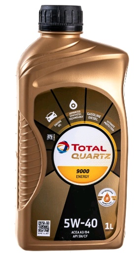 Масло TOTAL QUARTZ 9000 ENERGY 5W40 1Л купить в ЕвроАвто