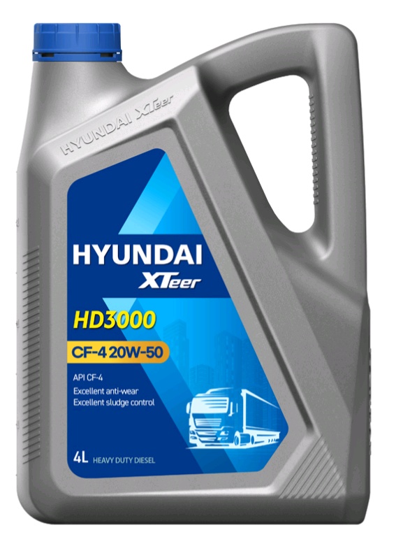 Масло HYUNDAI XTEER HD 3000 20W50 4Л купить в ЕвроАвто