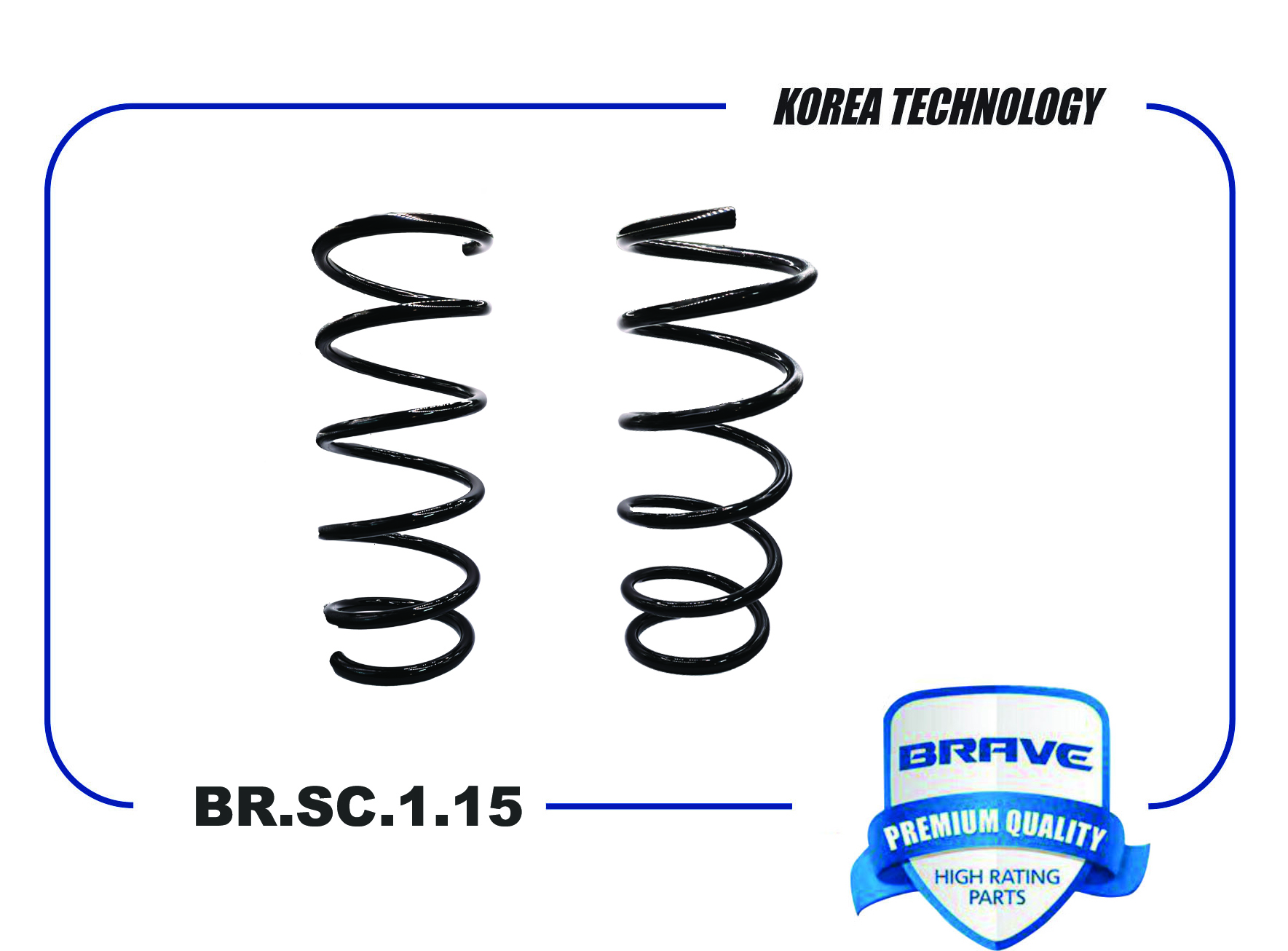 BR.SC.1.15 Brave Пружина передняя от производителя по спец цене купить в  Казани