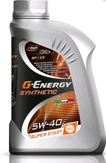 Масло G-ENERGY SYNTHETIC SUPER START 5W40 1Л купить в ЕвроАвто