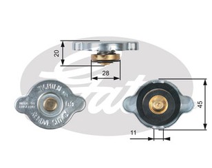 Крышка радиатора для Infiniti FX/QX70 (S51) 2008-2017 новый