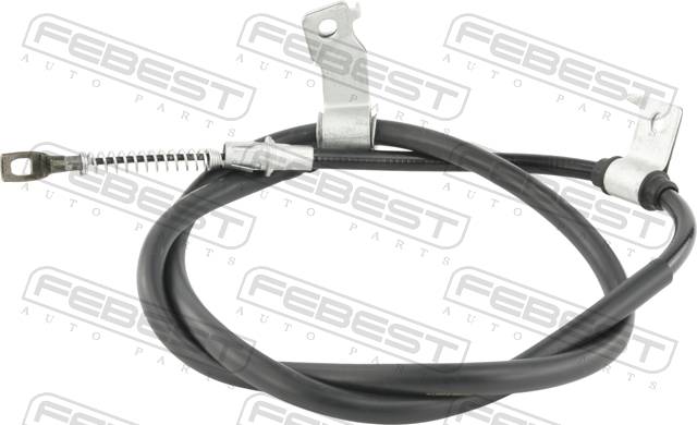 Трос стояночного тормоза левый