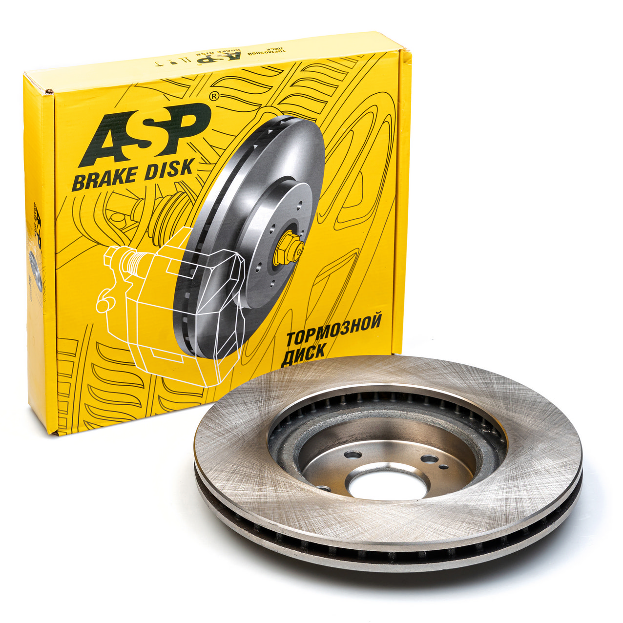 Диск тормозной передний вентилируемый