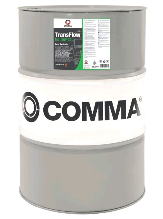 Масло COMMA TRANSFLOW ML 10W30 205Л купить в ЕвроАвто