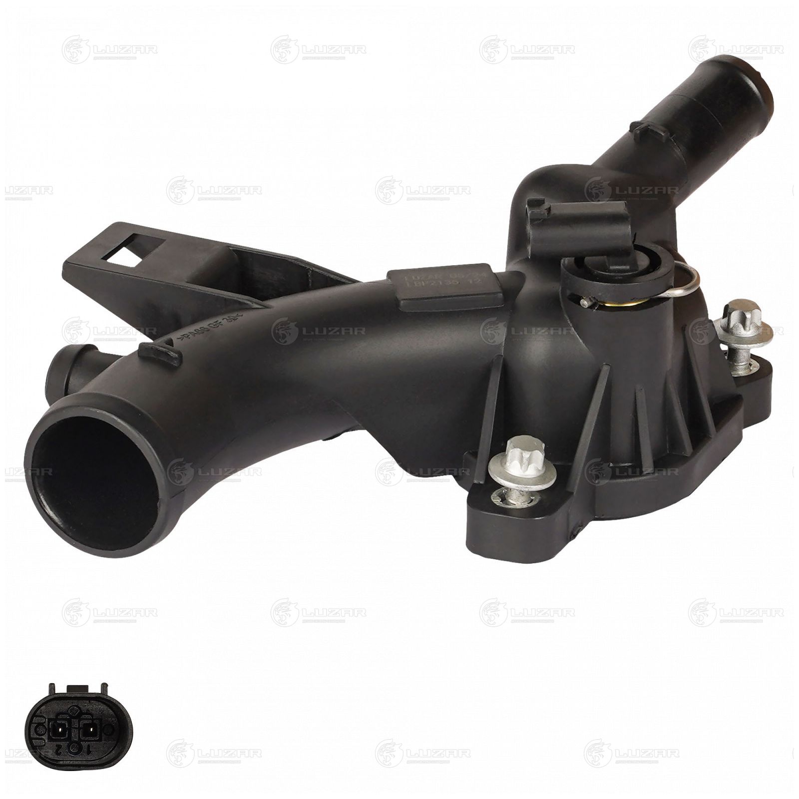 Фланец двигателя системы охлаждения