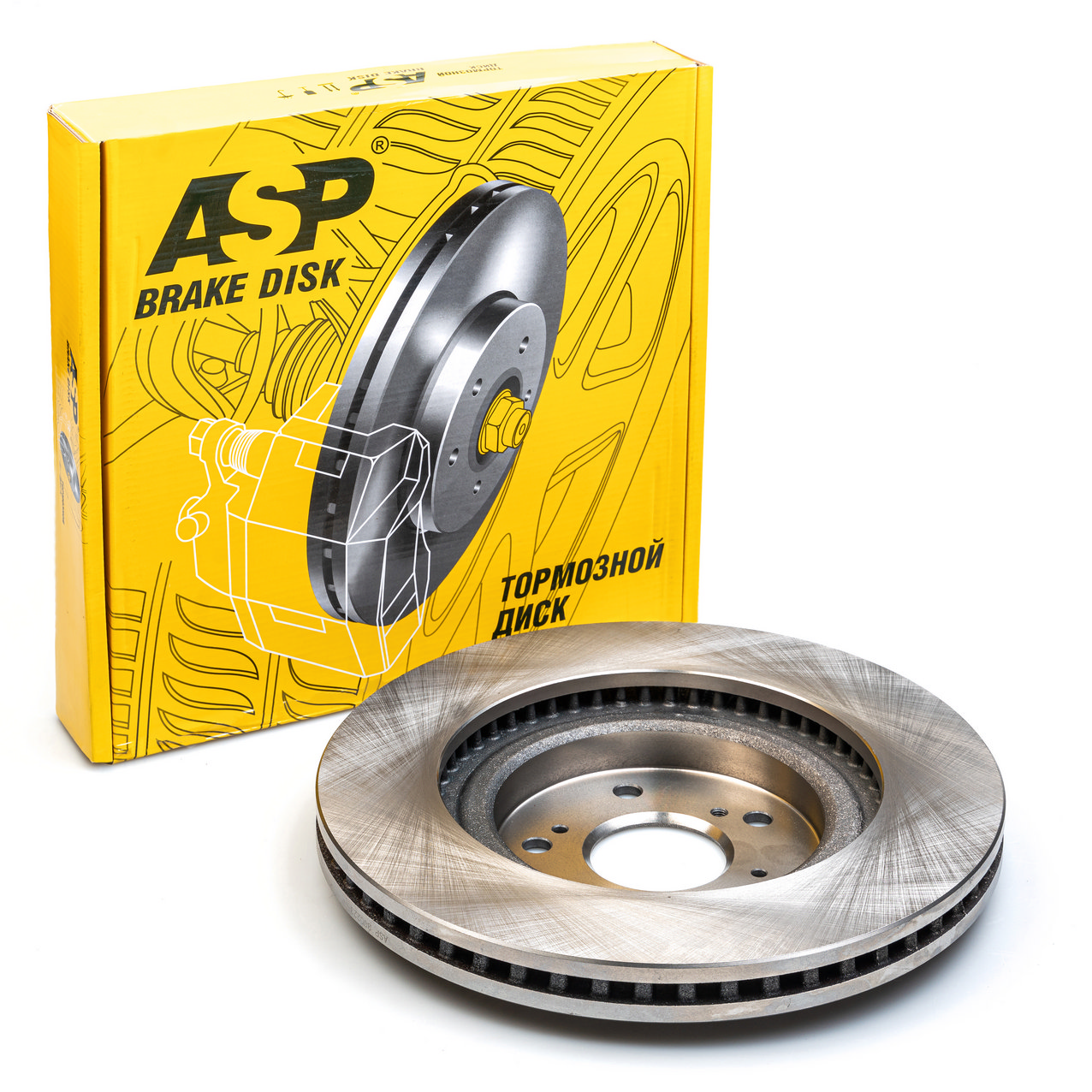 Диск тормозной передний вентилируемый