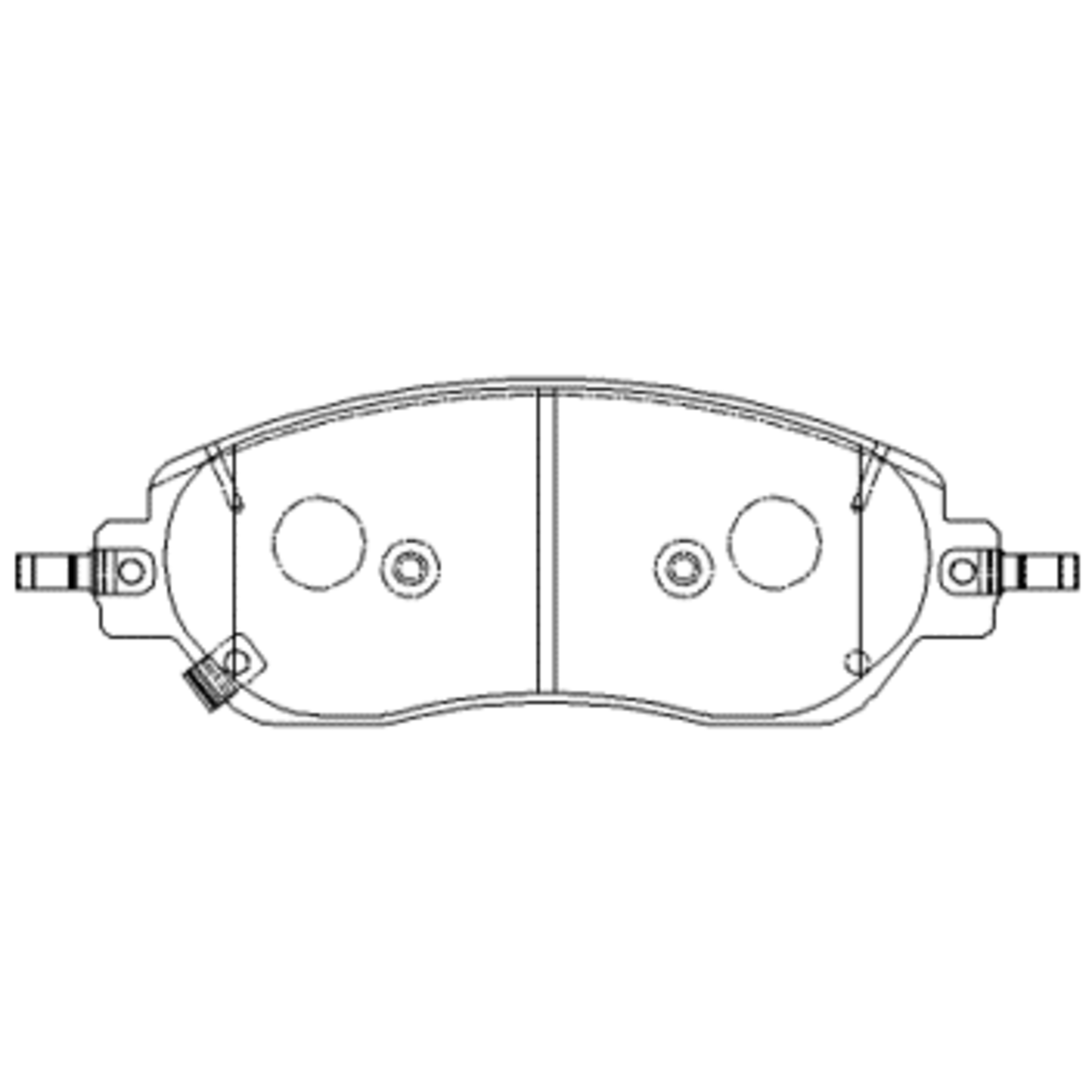 Колодки тормозные передние к-кт
