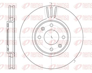 Диск тормозной передний вентилируемый для Citroen C4 Grand Picasso 2006-2014 новый