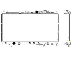 Радиатор основной для Chrysler Sebring/Dodge Stratus 2001-2007 новый