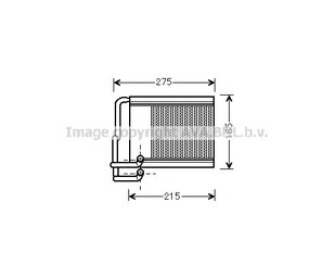 Радиатор отопителя для Hyundai i30 2007-2012 новый