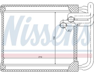 Радиатор отопителя для Hyundai i30 2007-2012 новый