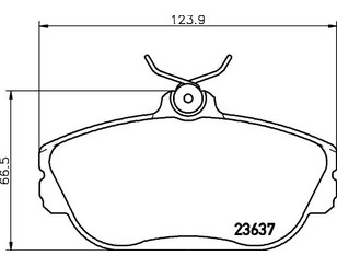 Колодки тормозные передние к-кт для Ford America Windstar 1995-2003 новый