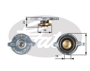 Крышка радиатора для Mercedes Benz Sprinter (901-905)/Sprinter Classic (909) 1995-2006 новый