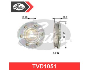 Шкив коленвала для Fiat Panda 2003-2012 новый