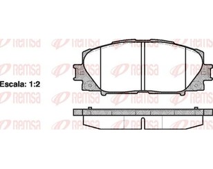 Колодки тормозные передние к-кт для Toyota Yaris 2005-2011 новый