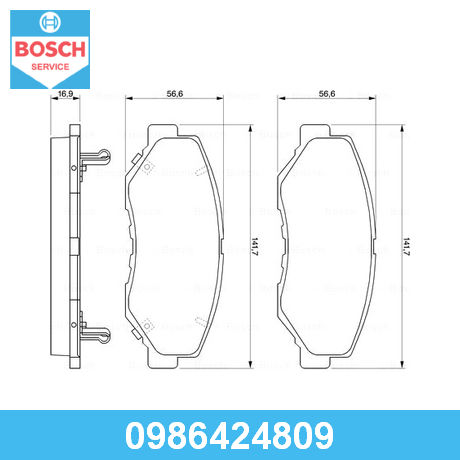 0986424809 BOSCH от 2352 руб. в Москве