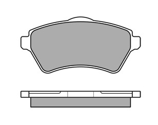 Колодки тормозные передние к-кт для Land Rover Freelander 1998-2006 новый