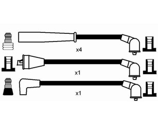 Провода высокого напряж. к-кт для Kia Sephia 1993-1997 новый