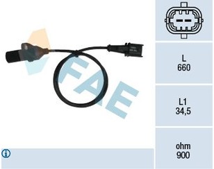 Датчик положения коленвала для Fiat Albea 2002-2012 новый