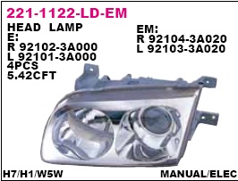 221-1122R-LD-EM Depo от 5512 руб. для Hyundai Trajet 2000-2009 в Москве
