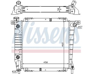 Радиатор основной для Ford America Explorer 1991-1994 новый