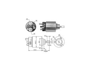 Реле втягивающее для Volvo V50 2004-2012 новый