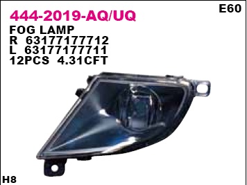 Фара противотуманная левая