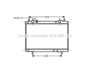 Радиатор основной для Fiat Bravo 1995-2001 новый
